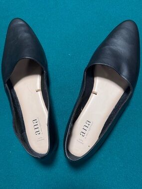 A.N.A Indio Black Flats Size 11
